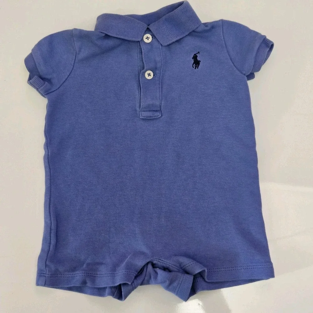 Ralph Lauren Baby Boy Clothing Lot 5 Piece‎ Set Sweaters 9M, Top & Short 3M